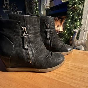 Miz mooz wedge boots size 38 or size 8